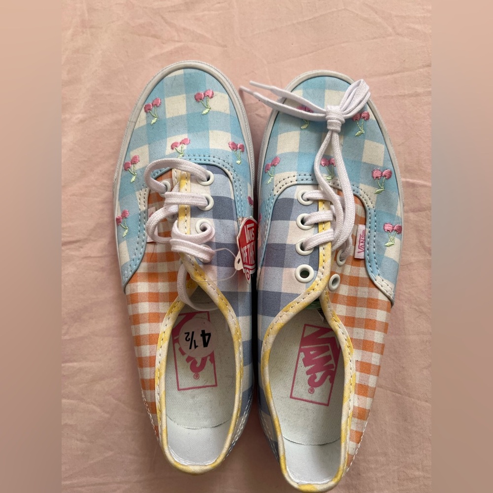 Vans Gingham Block Colorful Sneakers